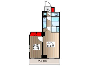 ＧＥＮＯＶＩＡ鐘ヶ淵の物件間取画像